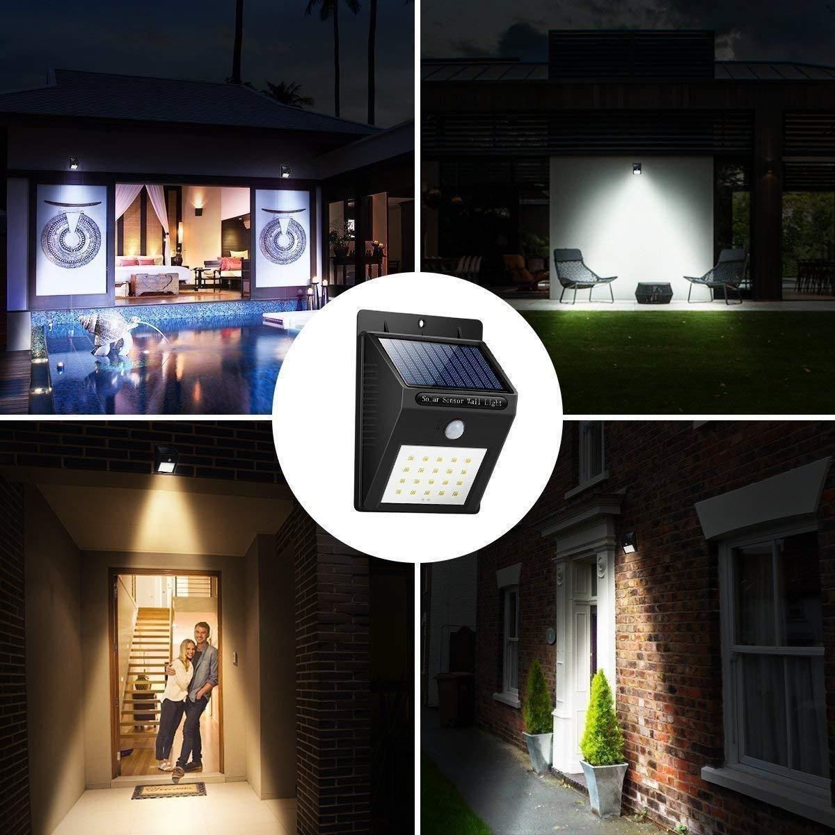 Hooblee™ Solar Light- 20 LED Bright Outdoor Security Lights with Motion Sensor